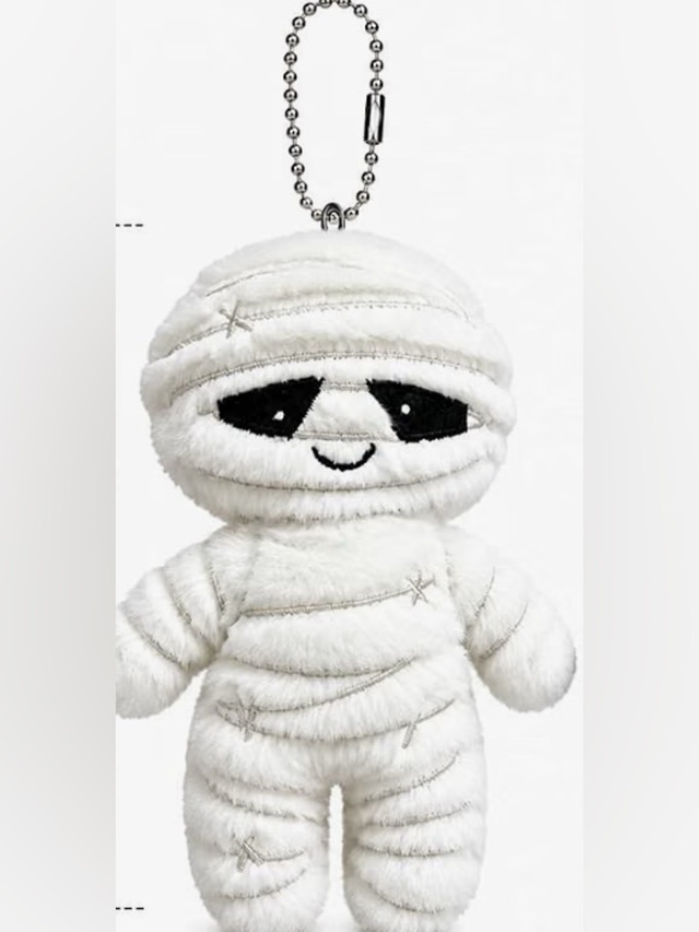 Plush Mummy Keychain Purse Charm Abt 4”